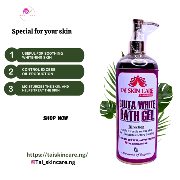 blue clean skincare product instagram post